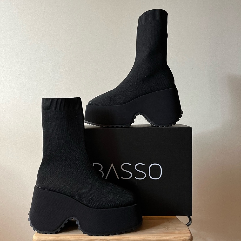 BASSO Obsidian Allure Sock Boots Women's 6